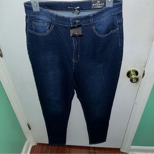 Fashion Nova Dark Blue Skinny Jeans